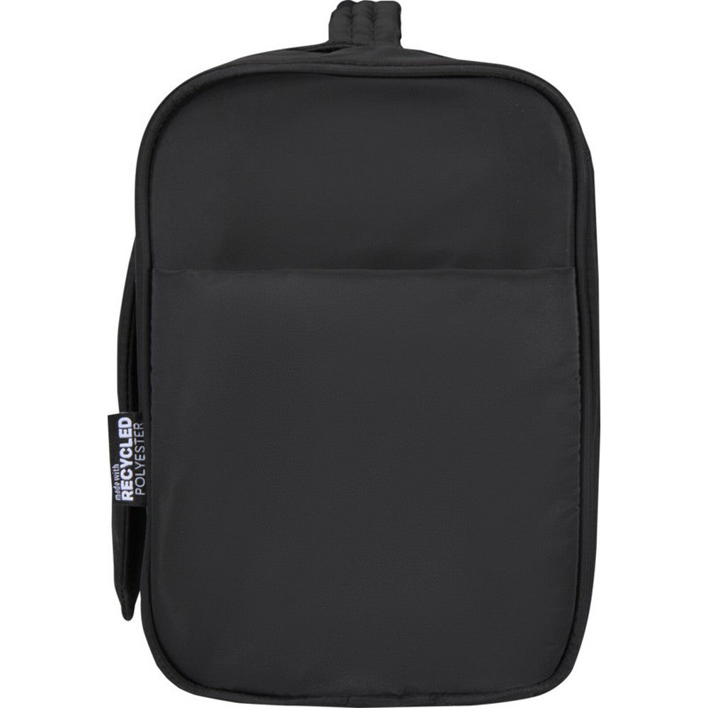 Black - Lifestyle - Floso Beauty Hanging Recycled Puffer 8L Toiletry Bag