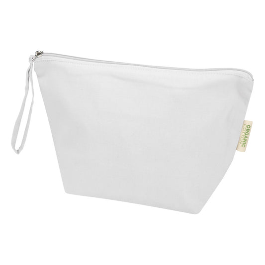 White - Front - Floso Organic 3L Cosmetic Bag