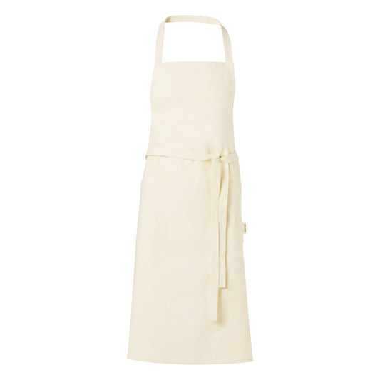 Natural - Front - Floso Odisha Organic Cotton Apron