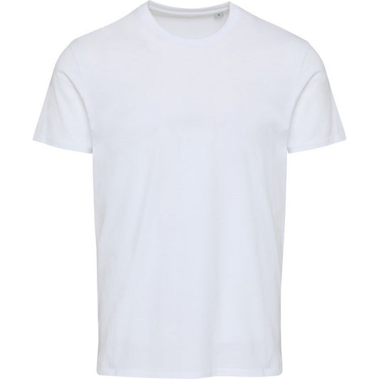 White - Front - Elevate Unisex Adult Organic T-Shirt