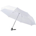 White - Front - Bullet 21.5in Alex 3-Section Auto Open And Close Umbrella