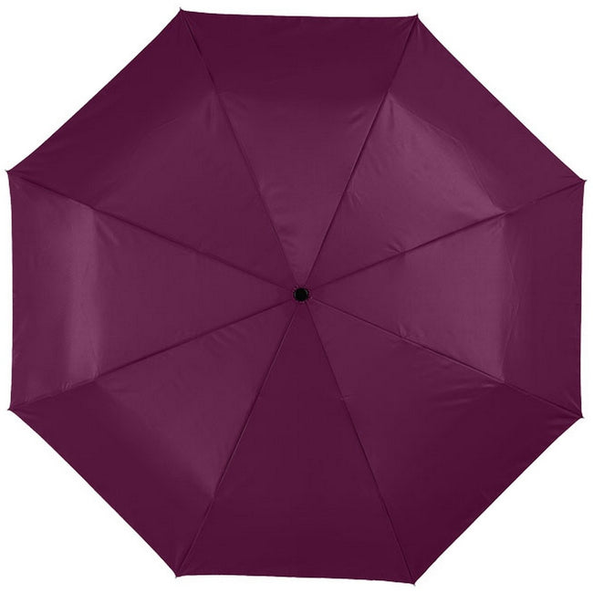 Navy-Silver - Lifestyle - Bullet 21.5in Alex 3-Section Auto Open And Close Umbrella