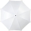 White - Back - Bullet 23in Kyle Automatic Classic Umbrella