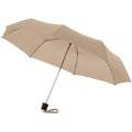 Oatmeal - Front - Bullet 21.5in Ida 3-Section Umbrella