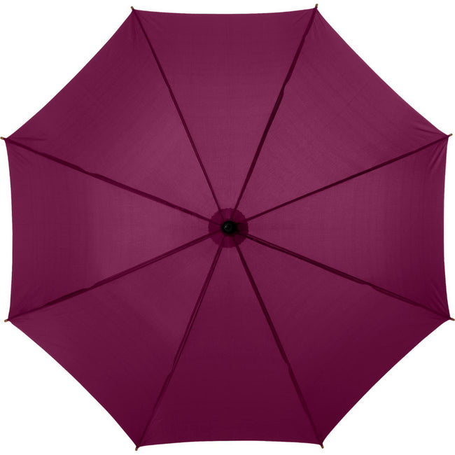 Solid Black - Side - Bullet 23 Inch Jova Classic Umbrella