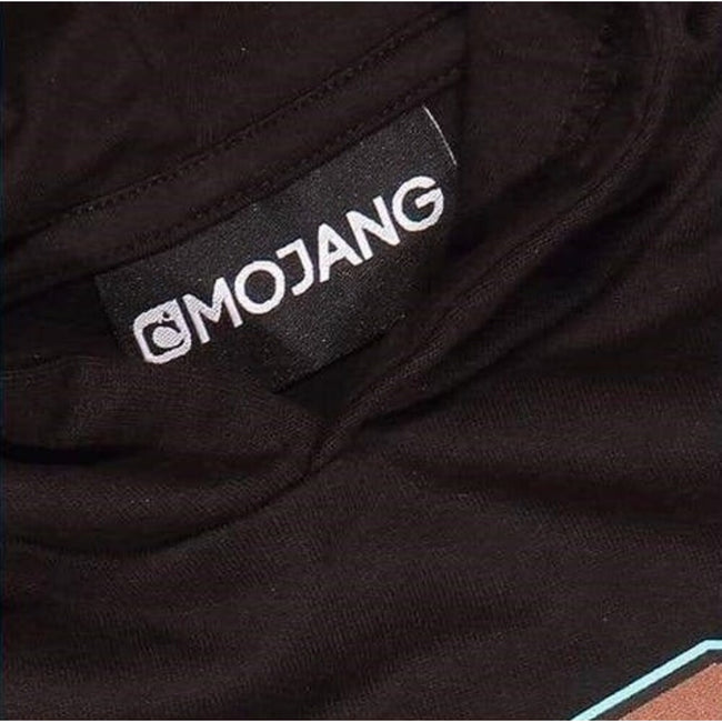 Black - Side - Minecraft Childrens-Kids Mini Mobs Wave Hoodie