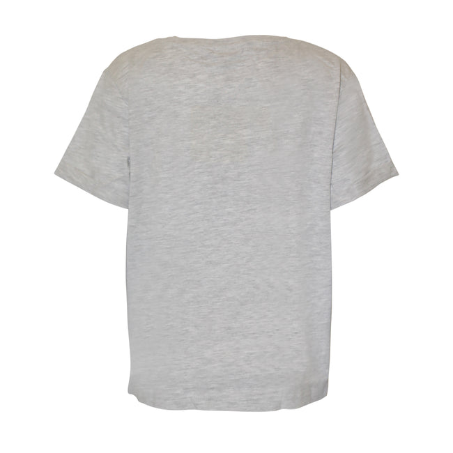 Heather Grey - Back - Dirty Dancing Girls Classic Logo Cropped T-Shirt
