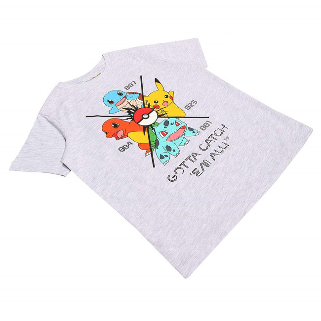Heather Grey - Lifestyle - Pokemon Boys Gotta Catch Em All T-Shirt
