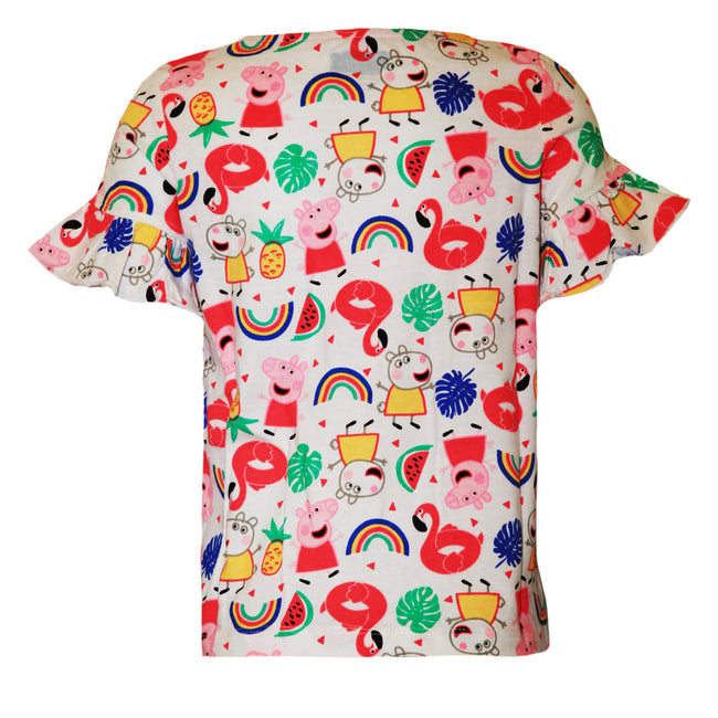 Multicoloured - Lifestyle - Peppa Pig Girls One In A Melon T-Shirt Set (Pack of 2)