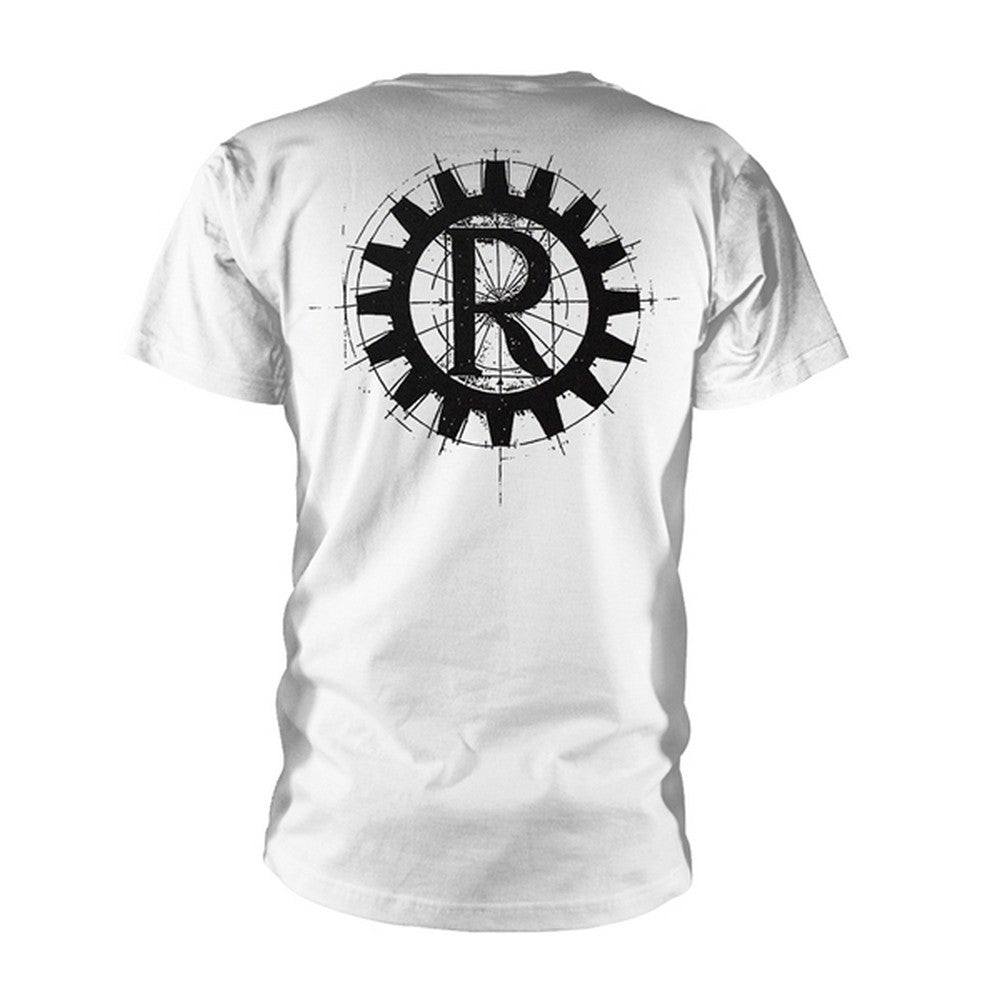White - Back - Rage Against the Machine Unisex Adult Nuns And Guns T-Shirt