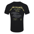 Black - Back - Metallica Unisex Adult And Justice For All Tracks T-Shirt