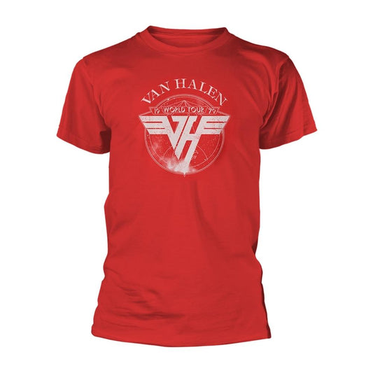 Red - Front - Van Halen Unisex Adult 1979 Tour T-Shirt
