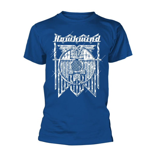Blue - Front - Hawkwind Unisex Adult Doremi T-Shirt