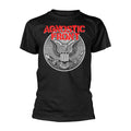 Black - Front - Agnostic Front Unisex Adult Against All Eagle T-Shirt
