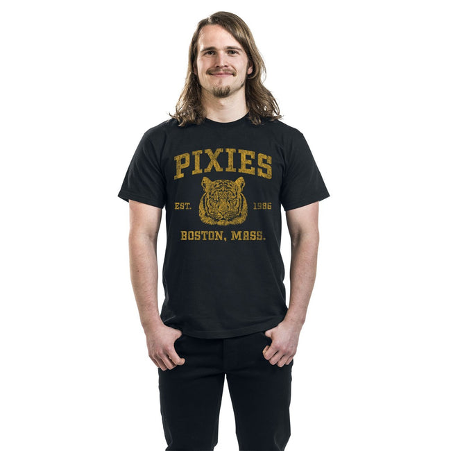 Black - Side - Pixies Unisex Adult Phys Ed T-Shirt