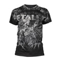 Black - Front - Metallica Unisex Adult Stoned Justice All-Over Print T-Shirt