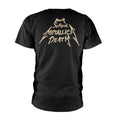 Black - Back - Metallica Unisex Adult Birth Death Crossed Arms T-Shirt