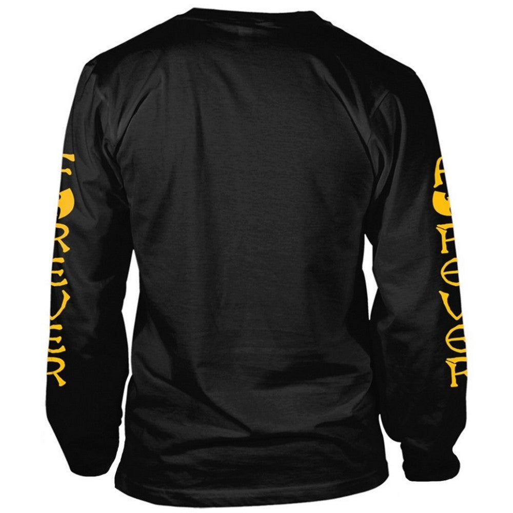 Black - Back - Wu-Tang Clan Unisex Adult Logo Long-Sleeved T-Shirt