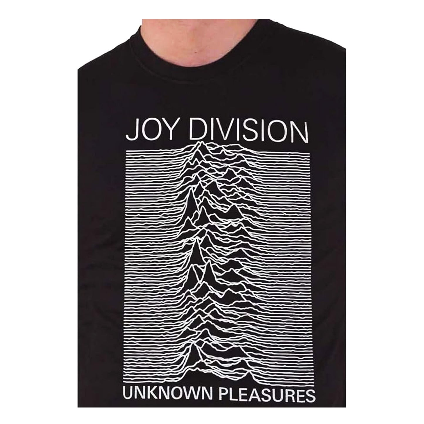 Black - Back - Joy Division Unisex Adult Unknown Pleasures T-Shirt