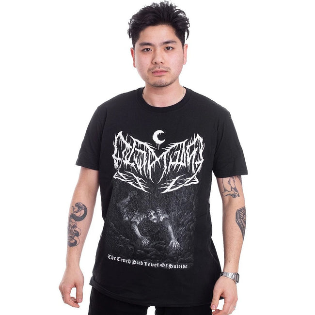 Black - Side - Leviathan Unisex Adult Tenth Sublevel Of Suicide T-Shirt