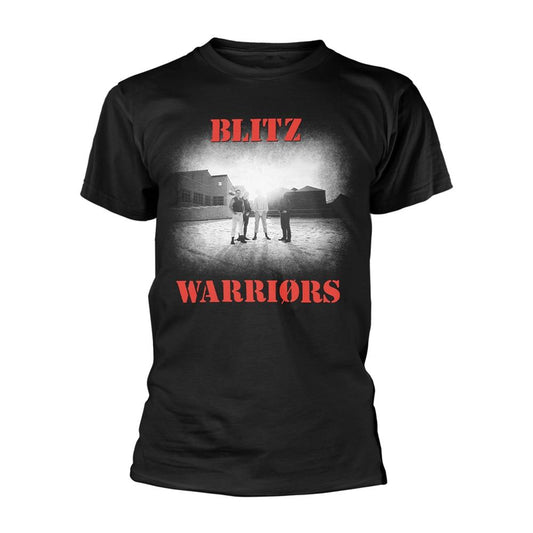 Black - Front - Blitz Unisex Adult Warriors T-Shirt
