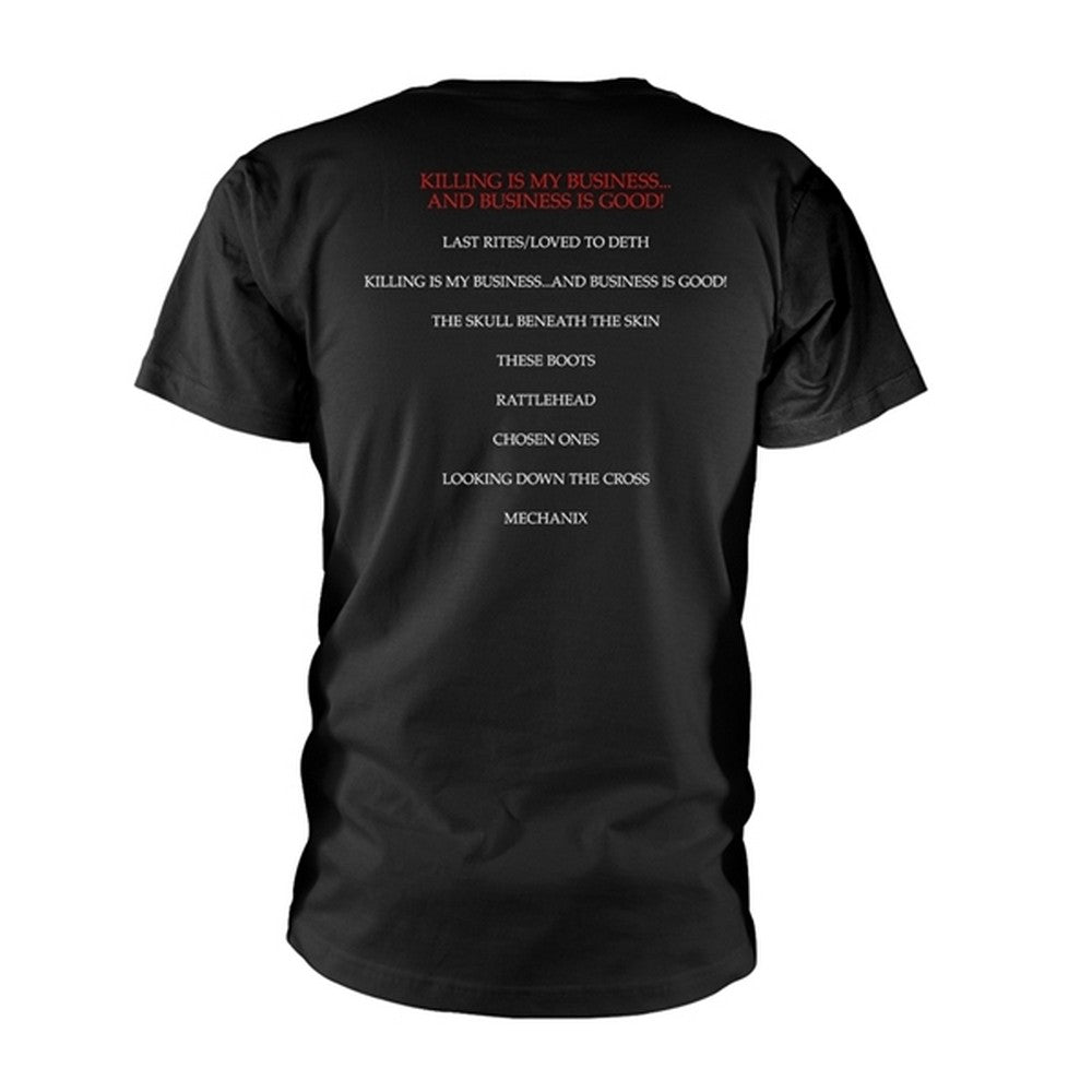 Black - Back - Megadeth Unisex Adult Killing Is My Business Back Print T-Shirt