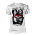 White - Front - Metallica Unisex Adult First Four Albums Faces T-Shirt