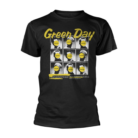 Black - Front - Green Day Unisex Adult Nimrod Yearbook T-Shirt