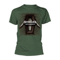 Green - Front - Metallica Unisex Adult Death Magnetic T-Shirt