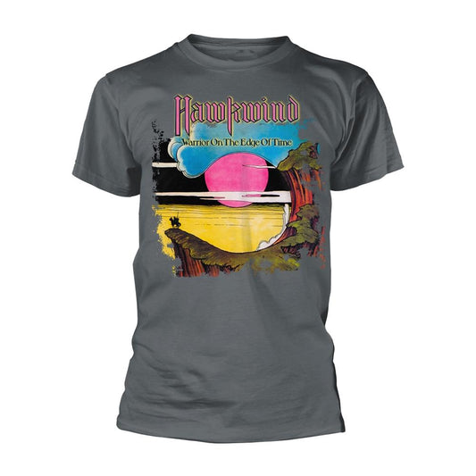 Charcoal Grey - Front - Hawkwind Unisex Adult Warrior On The Edge Of Time T-Shirt