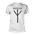 White - Front - Burzum Unisex Adult Rune T-Shirt