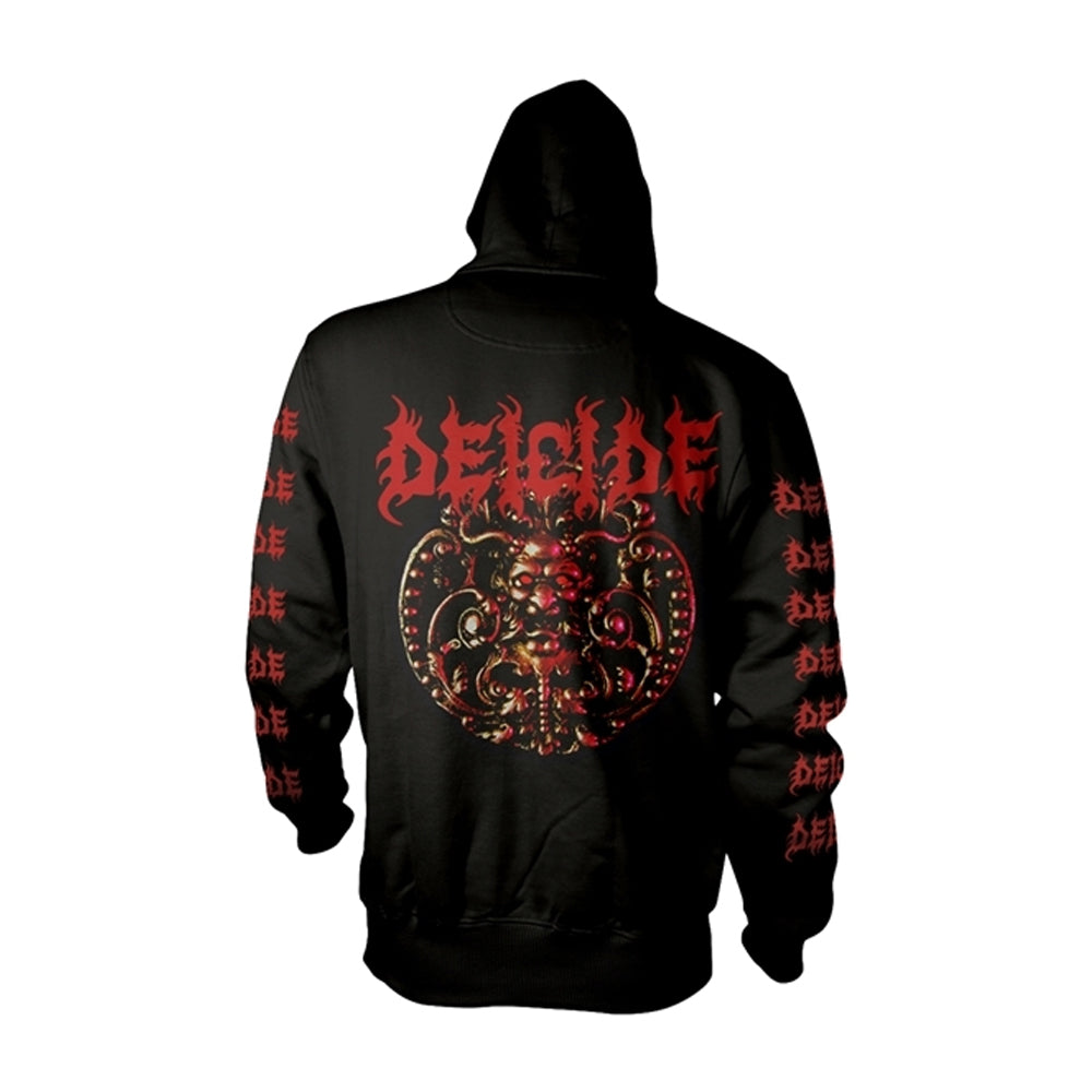 Black - Back - Deicide Unisex Adult Logo Hoodie