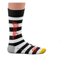 Multicoloured - Lifestyle - Blondie Unisex Adult Parallel Lines Socks