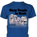 Blue - Back - Deep Purple Unisex Adult In Rock T-Shirt