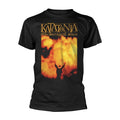 Black - Front - Katatonia Unisex Adult Discouraged Ones T-Shirt