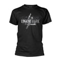 Black - Front - Linkin Park Unisex Adult Smoke Logo T-Shirt