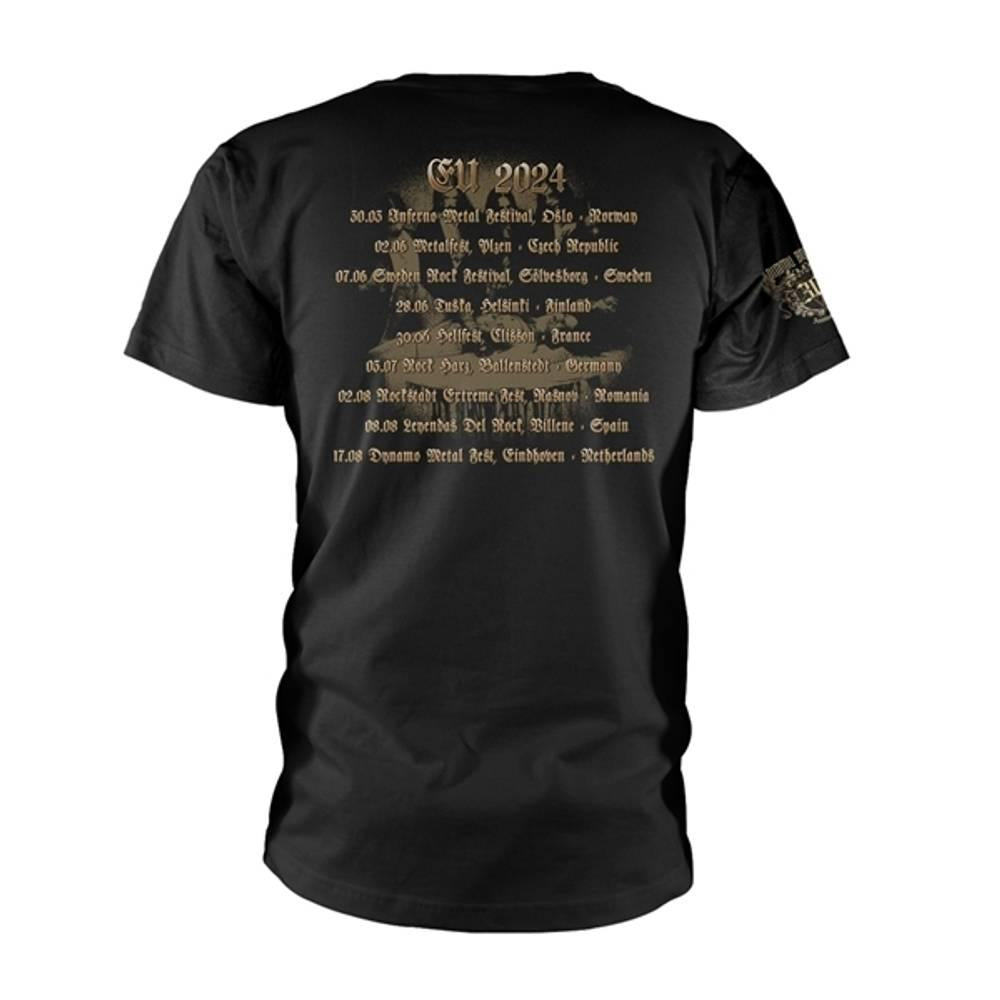 Black - Side - Dimmu Borgir Unisex Adult Spiritual Black Dimensions Tour 2024 T-Shirt