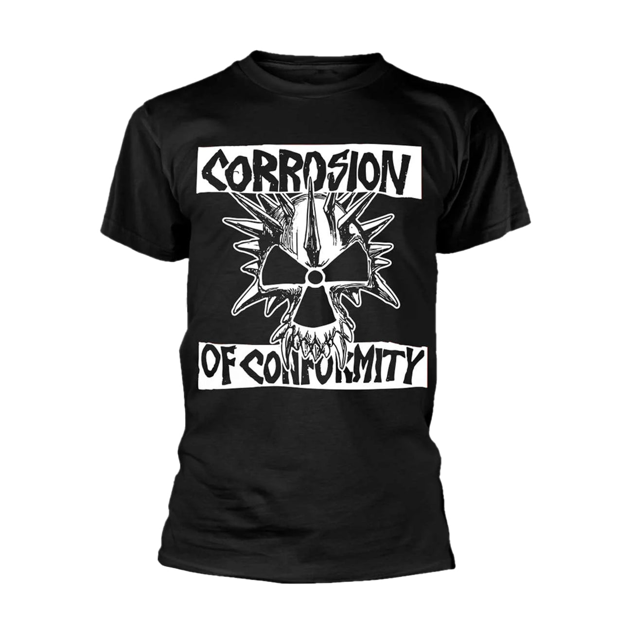 Black - Front - Corrosion Of Conformity Unisex Adult Skull Logo T-Shirt