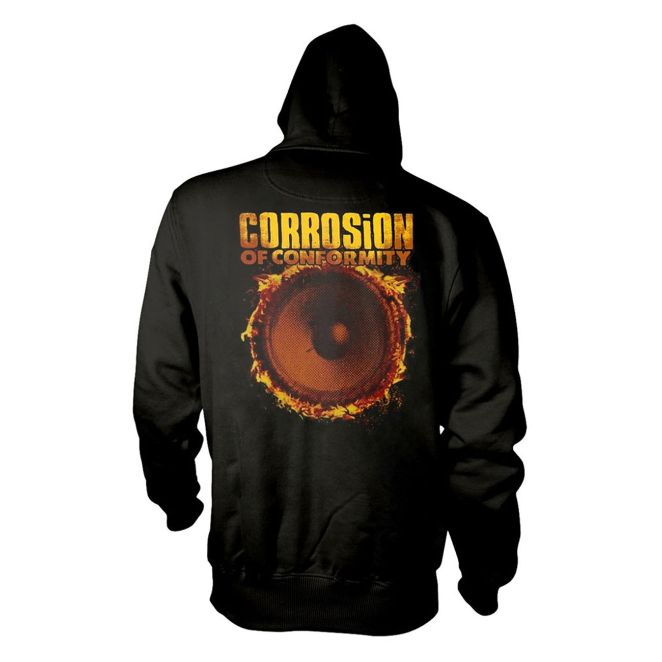Black - Back - Corrosion Of Conformity Unisex Adult Deliverance Back Print Pullover Hoodie