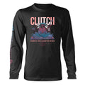 Black - Front - Clutch Unisex Adult Sunrise On Slaughter Beach Long-Sleeved T-Shirt
