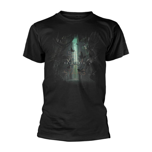 Black - Front - Katatonia Unisex Adult Sky Void T-Shirt