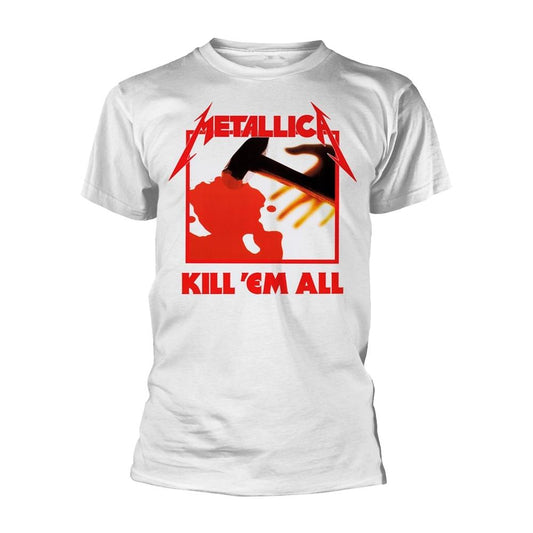 White - Front - Metallica Unisex Adult Kill Em All T-Shirt