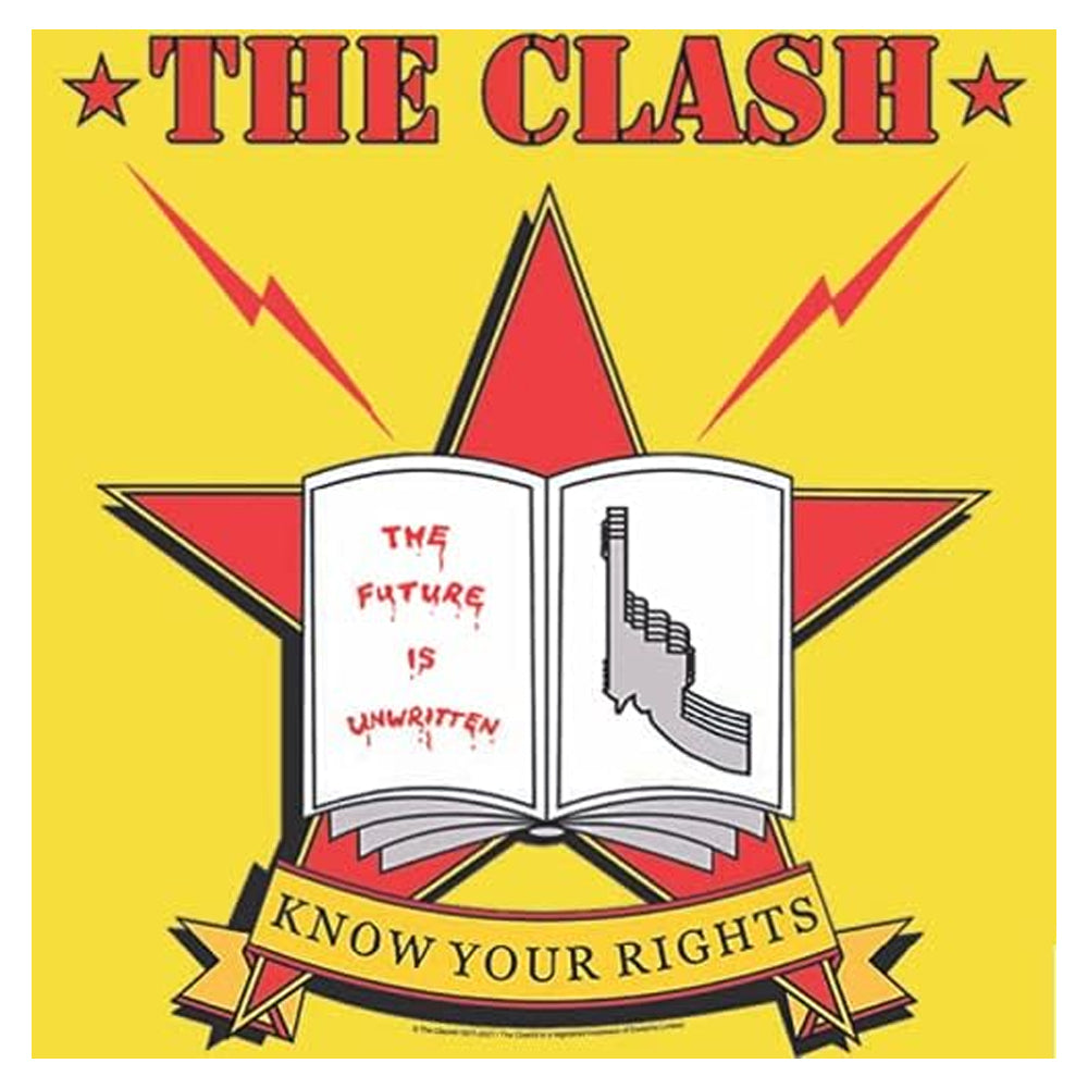 Yellow - Side - The Clash Unisex Adult Know Your Rights T-Shirt