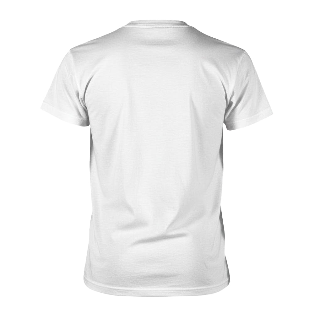 White - Back - Queen Unisex Adult Crest T-Shirt