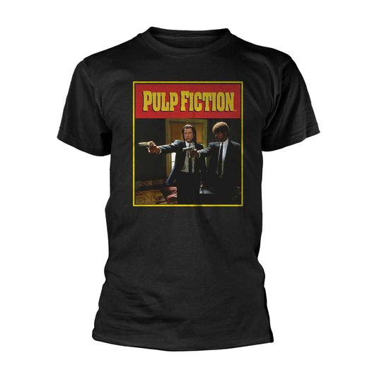 Black - Front - Pulp Fiction Unisex Adult Strike Down Upon Thee T-Shirt