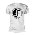White - Front - Fear Unisex Adult I Don´t Care About You T-Shirt