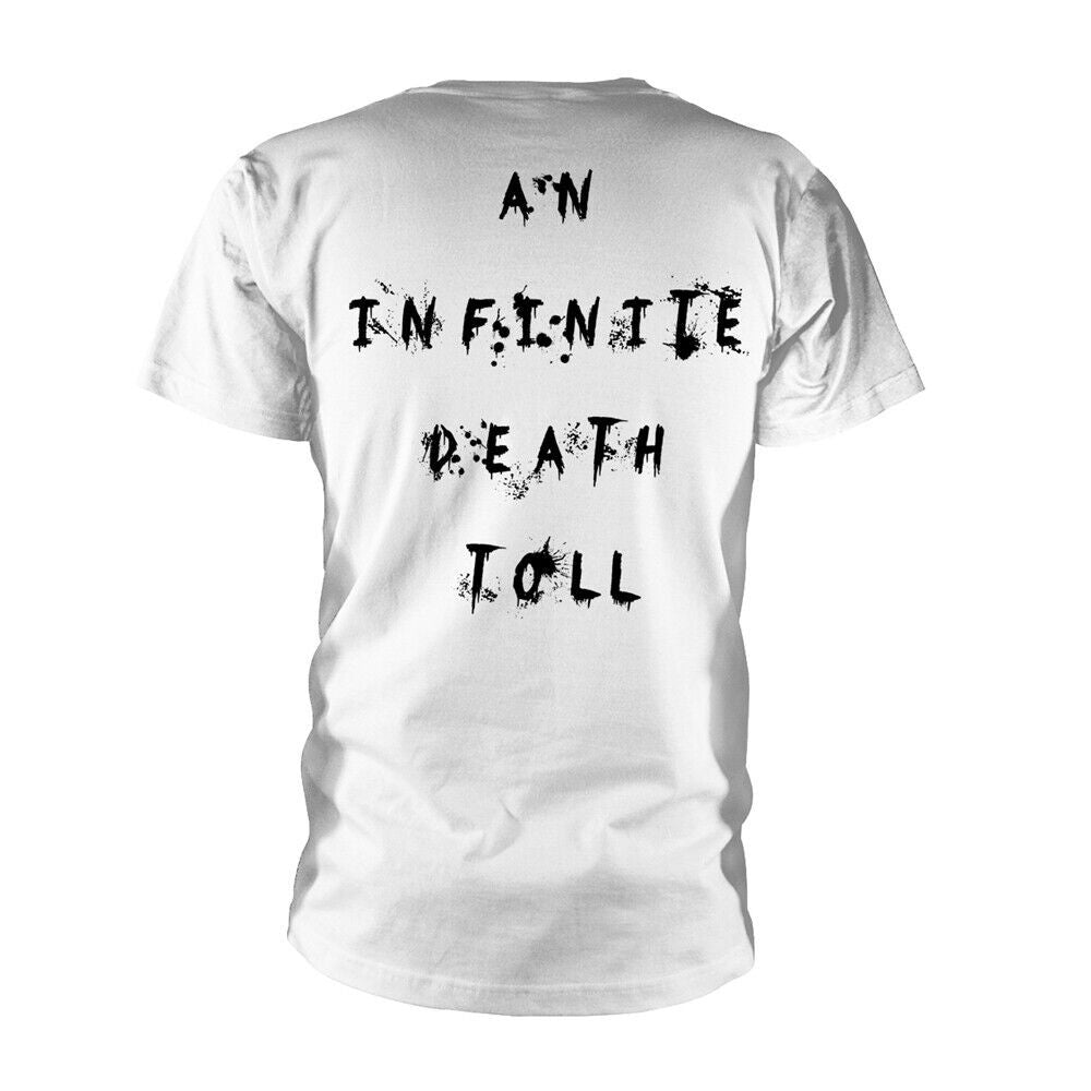White - Back - Evile Unisex Adult Hell Unleashed T-Shirt