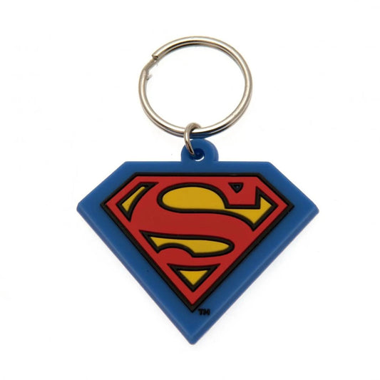 Blue-Red-Yellow - Front - Superman Shield Keyring