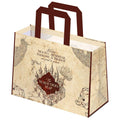 Beige-Red - Front - Harry Potter Marauders Map Tote