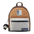 Brown-White - Side - Attack on Titan Season 3 Fashion Levi Ackerman Backpack